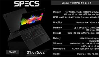 Lenovo ThinkPad P1